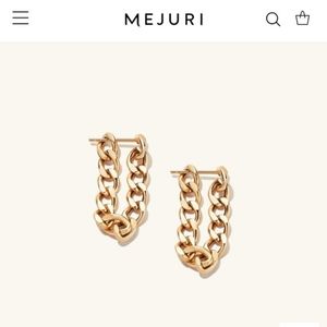 Mejuri Gold Harris Bold Chain Earrings